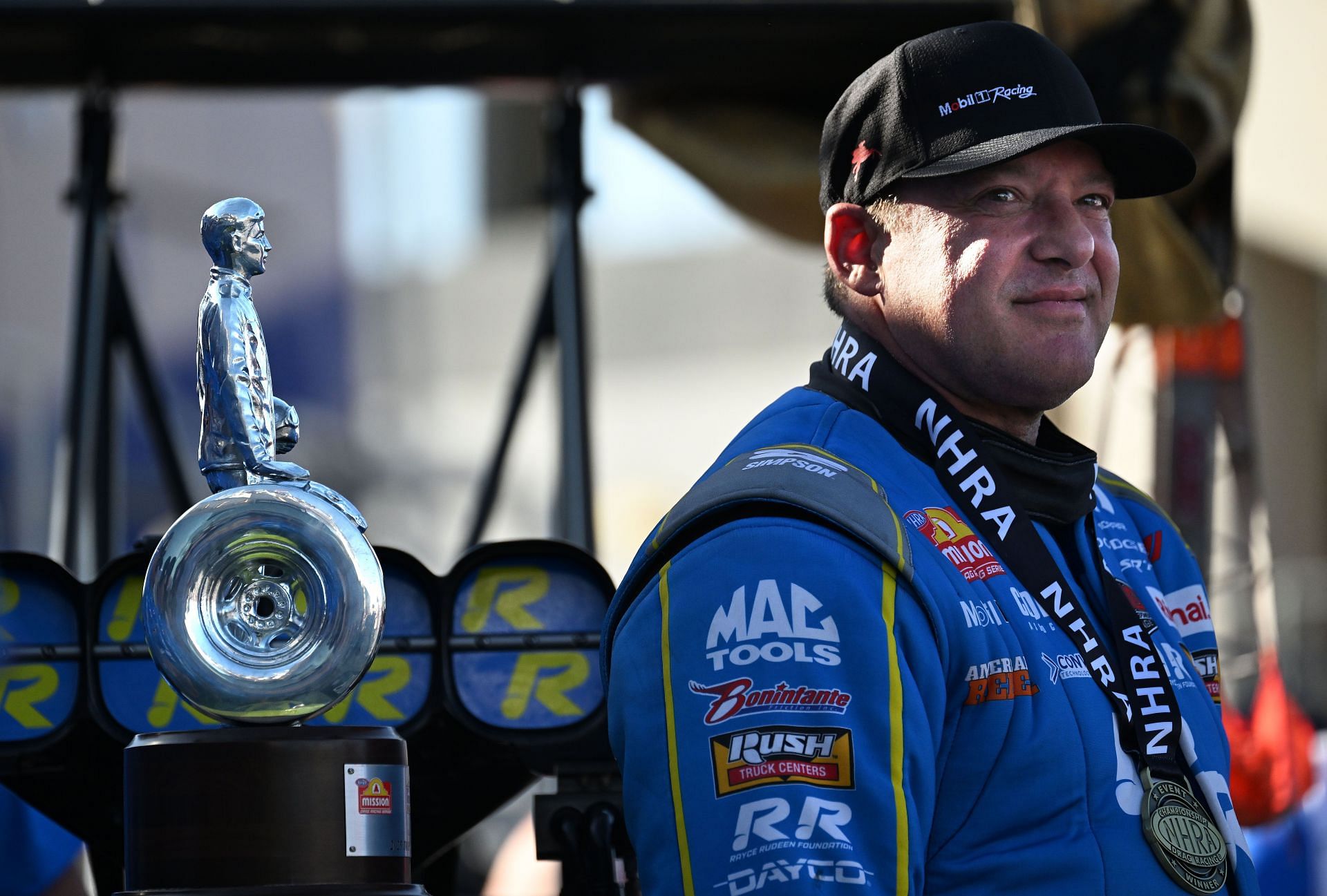 Tony Stewart at the NHRA Four-Wide Nationals - Source: Getty